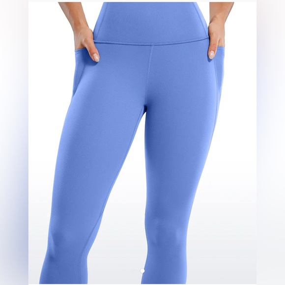 💙💙CRZ YOGA Women's Blue High-Waisted Leggings💙💙 - Picture 3 of 13